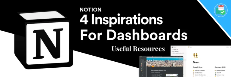4 Inspirations for Your Notion Dashboard